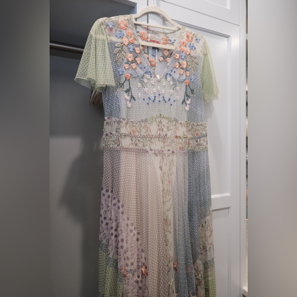 Johnny Was WINX MESH DRESS - Picture 8 of 10